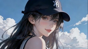 棒球帽女孩