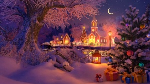 唯美冬雪小屋
