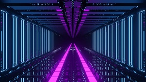 紫色粒子穿越