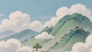 云间山峰