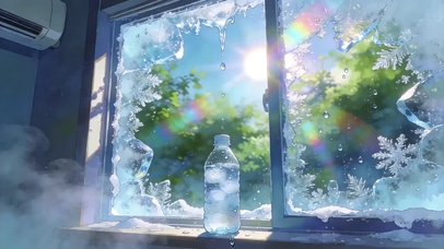 夏天来口冰水