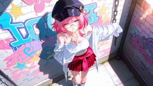 涂鸦少女