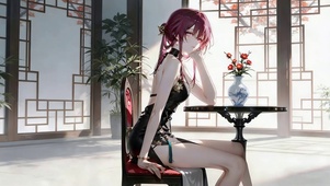 唯美风旗袍女孩