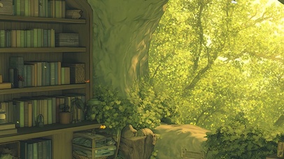 护眼树洞书屋带鱼屏