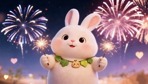 烟花小兔