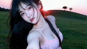 清甜初恋氛围感少女