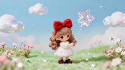 花田软萌小女孩