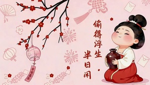 偷得浮生半日闲