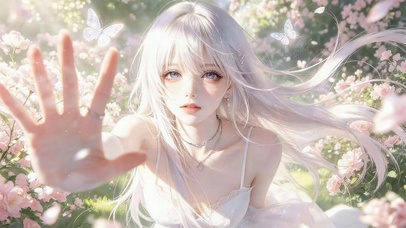 治愈引蝶女孩（鲜花版）