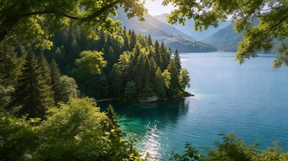 湖光入山林