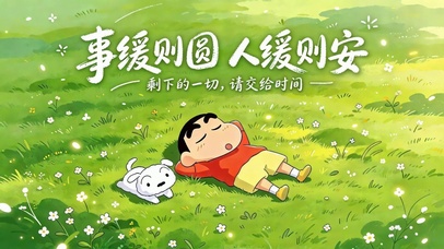 蜡笔小新和小白悠闲时刻
