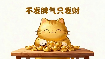 不发脾气只发财