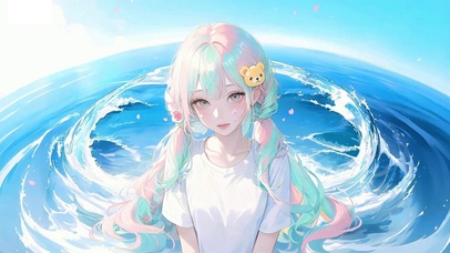 海的中心是可爱小熊丫