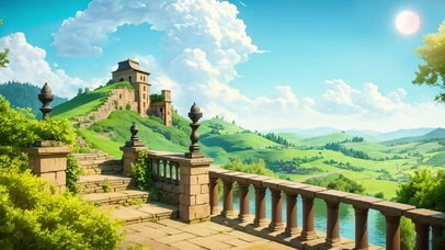 蓝天白云绿水青山