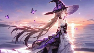 大黑塔丨霞染潮声丨