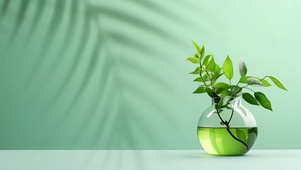 唯美清新的绿植