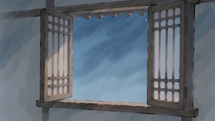 窗外星空