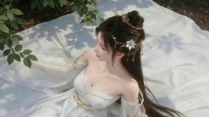可爱长裙女孩