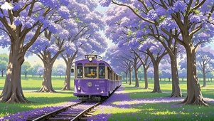 蓝楹花