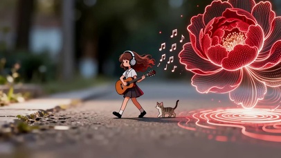 吉他花女孩