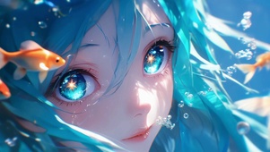 海的倒影