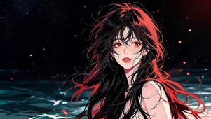 回眸暗调美女