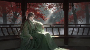 古风枫叶美男