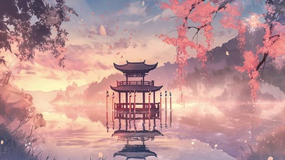 动漫场景 唯美