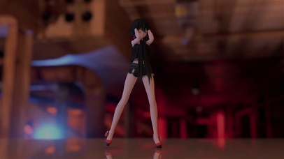 时崎狂三 蕾丝牛仔MMD