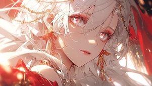 白发美少女