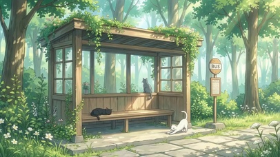 车站小猫