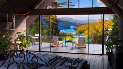 放松山中别墅木屋