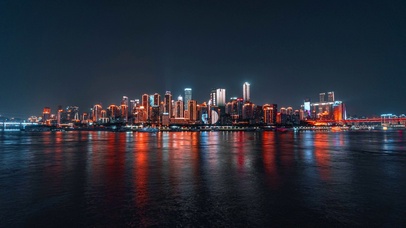 上海陆家嘴夜景