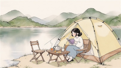 山水间的治愈露营