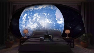 科幻太空房间
