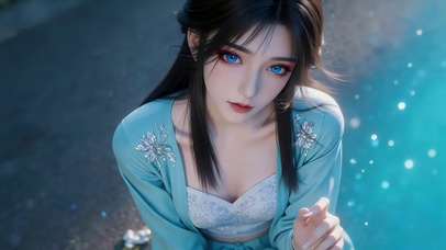 治愈可爱女孩