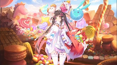 糖果世界的可爱萌妹子