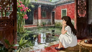 雨天发呆