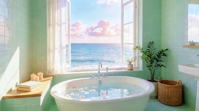 海边浴室