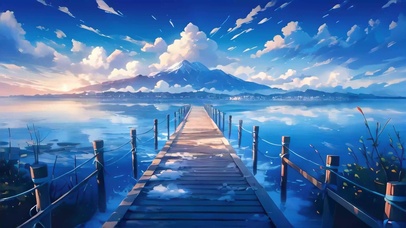 治愈静湖小桥