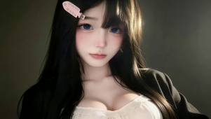 可爱萌萌的女孩