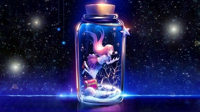 星空瓶子少女动漫女孩壁纸图片_动态桌面壁纸图片_动态壁纸下载-元气