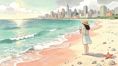 夏日海岸