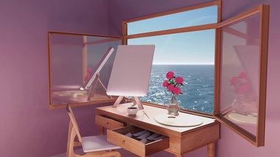 唯美舒适的美学艺术室