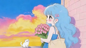 小清新可爱女孩