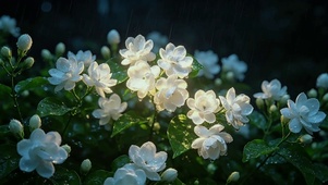 雨夜茉莉花