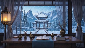 【雪景】仙门外的雪