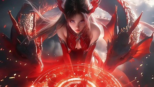 双火龙魔法龙族少女