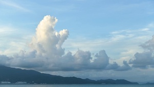 日落云海