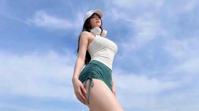 治愈长腿女孩